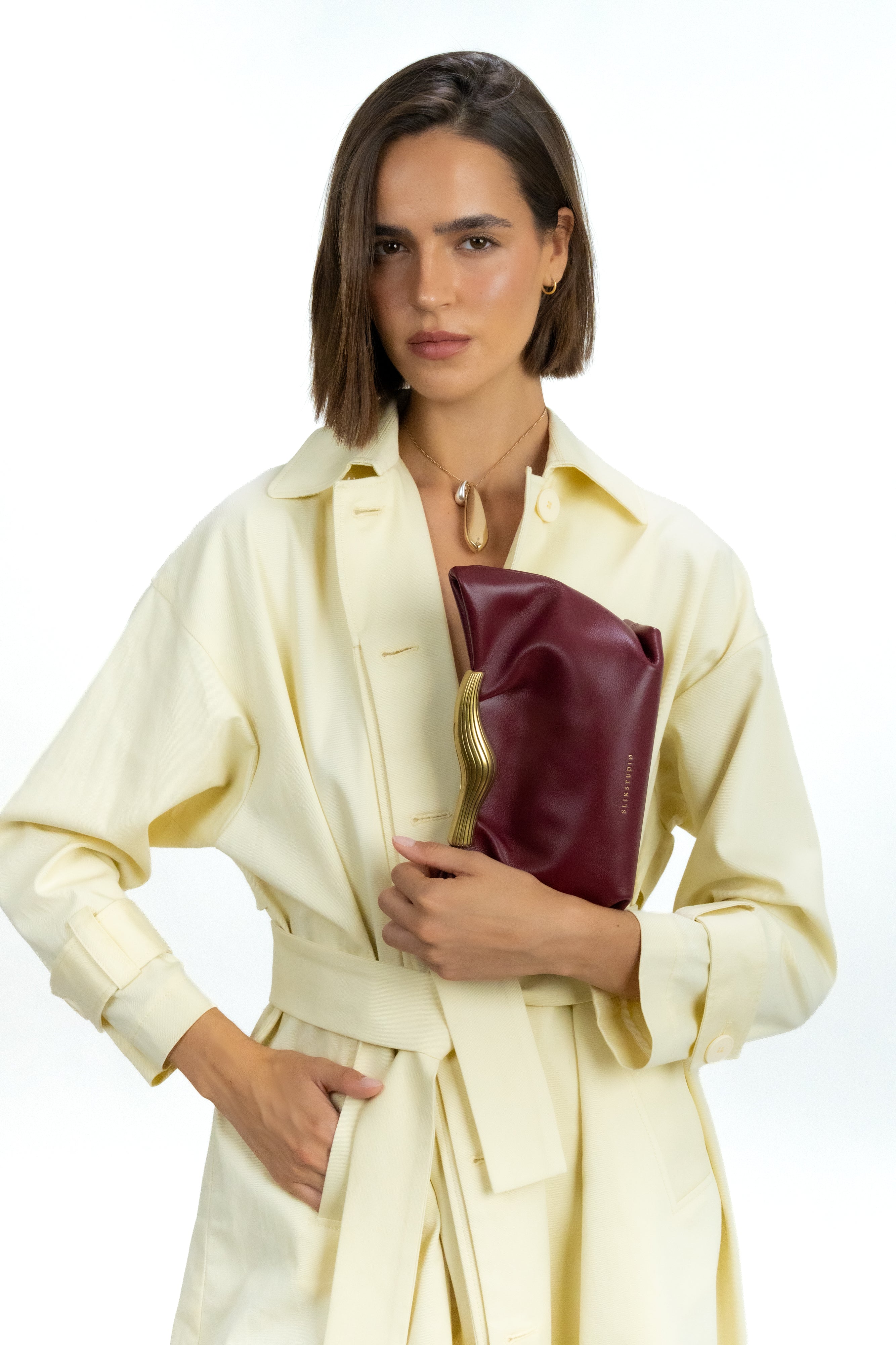Star Clutch Burdeos