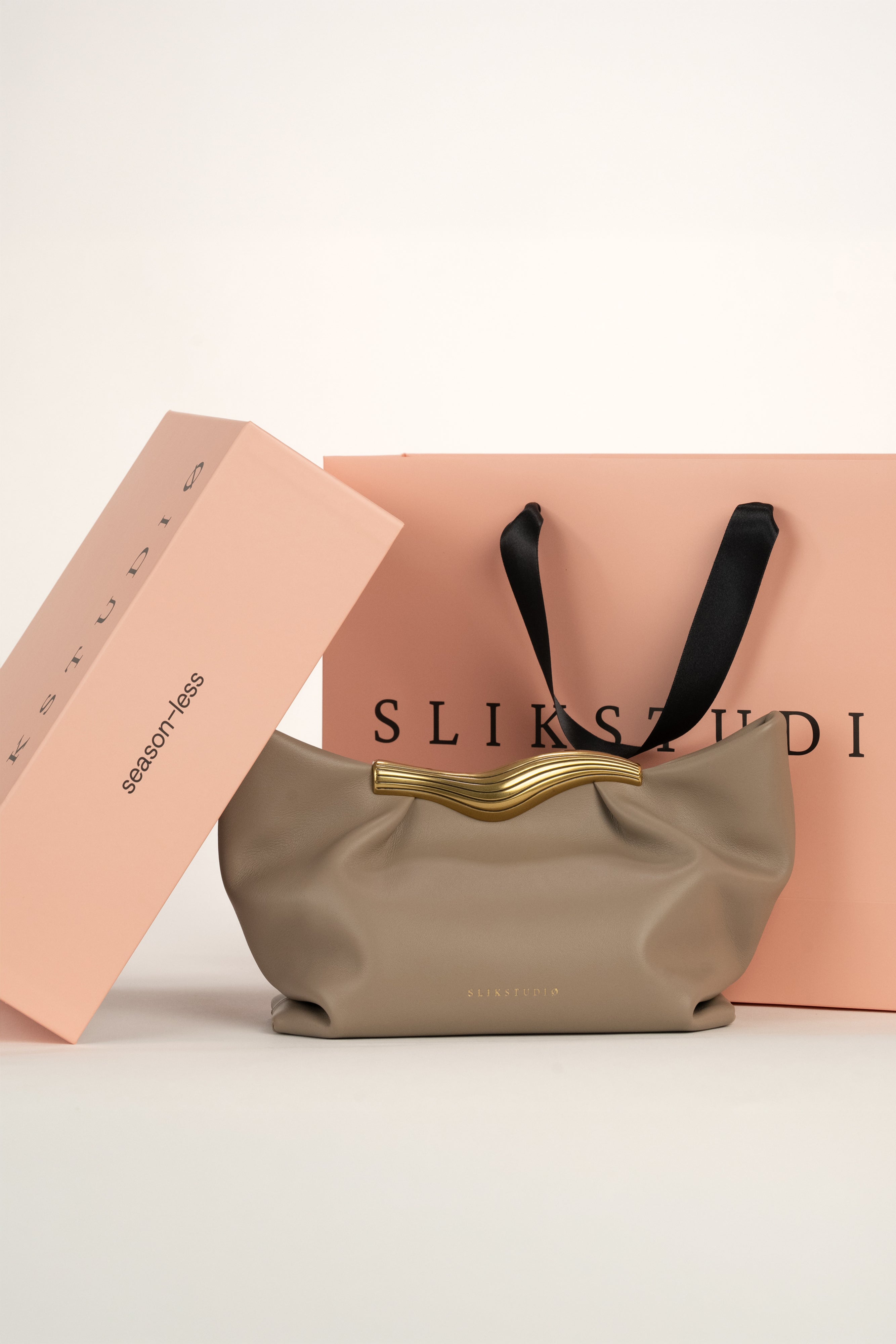 Star Clutch Taupe